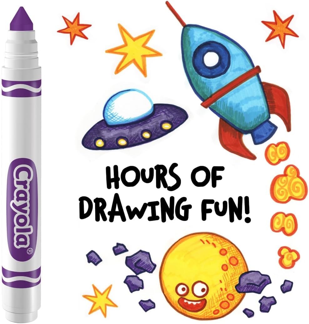 Crayola Washable Markers for Kids - Black (12ct), Bulk Broad Line Markers for School, Classroom Essentials, Teacher Classroom Must Haves for Elementary School