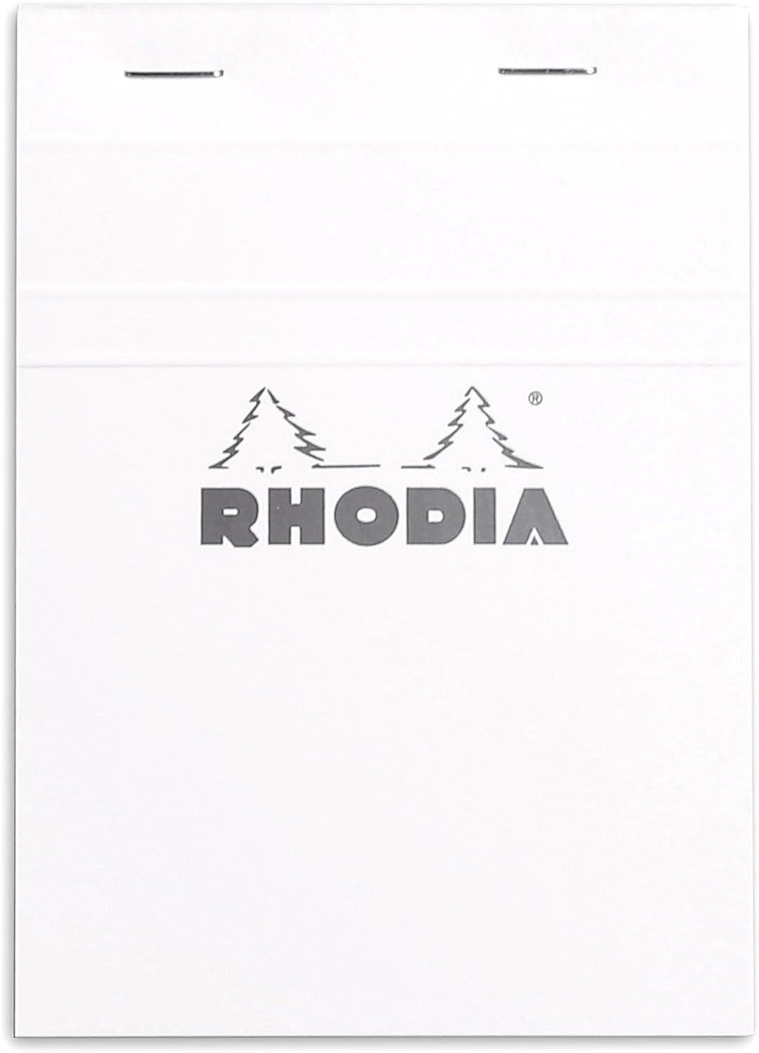 Rhodia Head Stapled Pad No16 A5, Ruled + Margin, 148x210mm-Black
