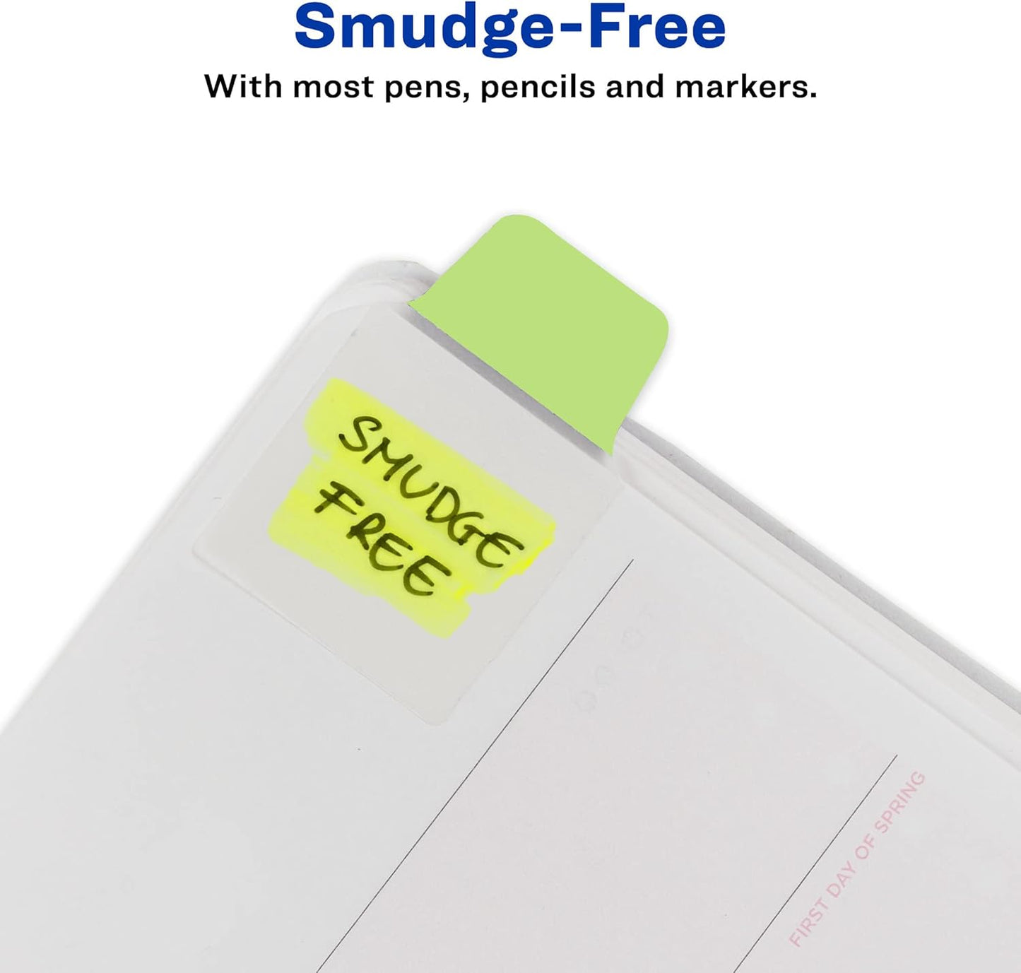 Avery Mini Ultra Tabs, 1" x 1.5", 2-Side Writable, Assorted Pastel Colors, 40 Repositionable Tabs (74761)