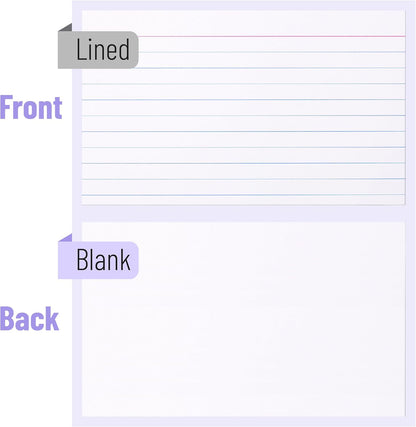 Mr. Pen- Lined Index Cards, 3x5, 100 Cards, Flash Cards, Note Cards, Index Card