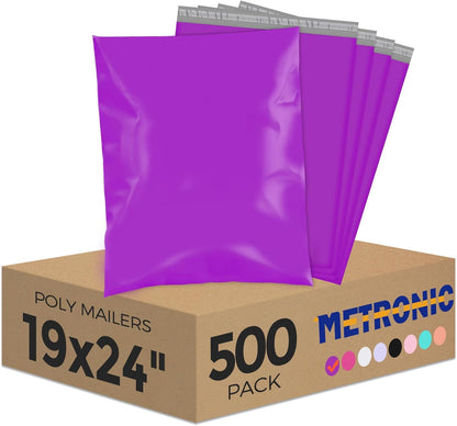Metronic Poly Mailers 10x13 100 Pcs | Small Shipping Bags for Clothing | Mailing Bags for Small Business, Shipping Envelopes,Packing Bags in Black