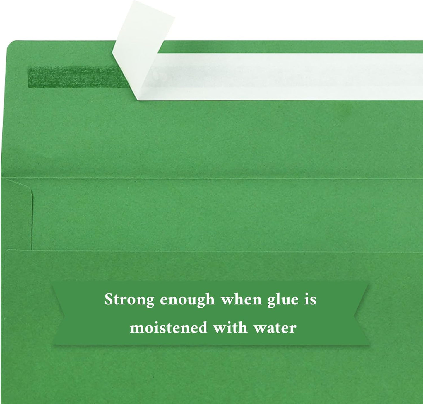 50 Pack #10 Business Envelopes, Sage Green Standard Envelopes Self Seal, Letter Size Mailing Envelopes for Checks Letters Invoices Statements Birthday Graduation Wedding, 4 1/8 x 9 1/2 Inch