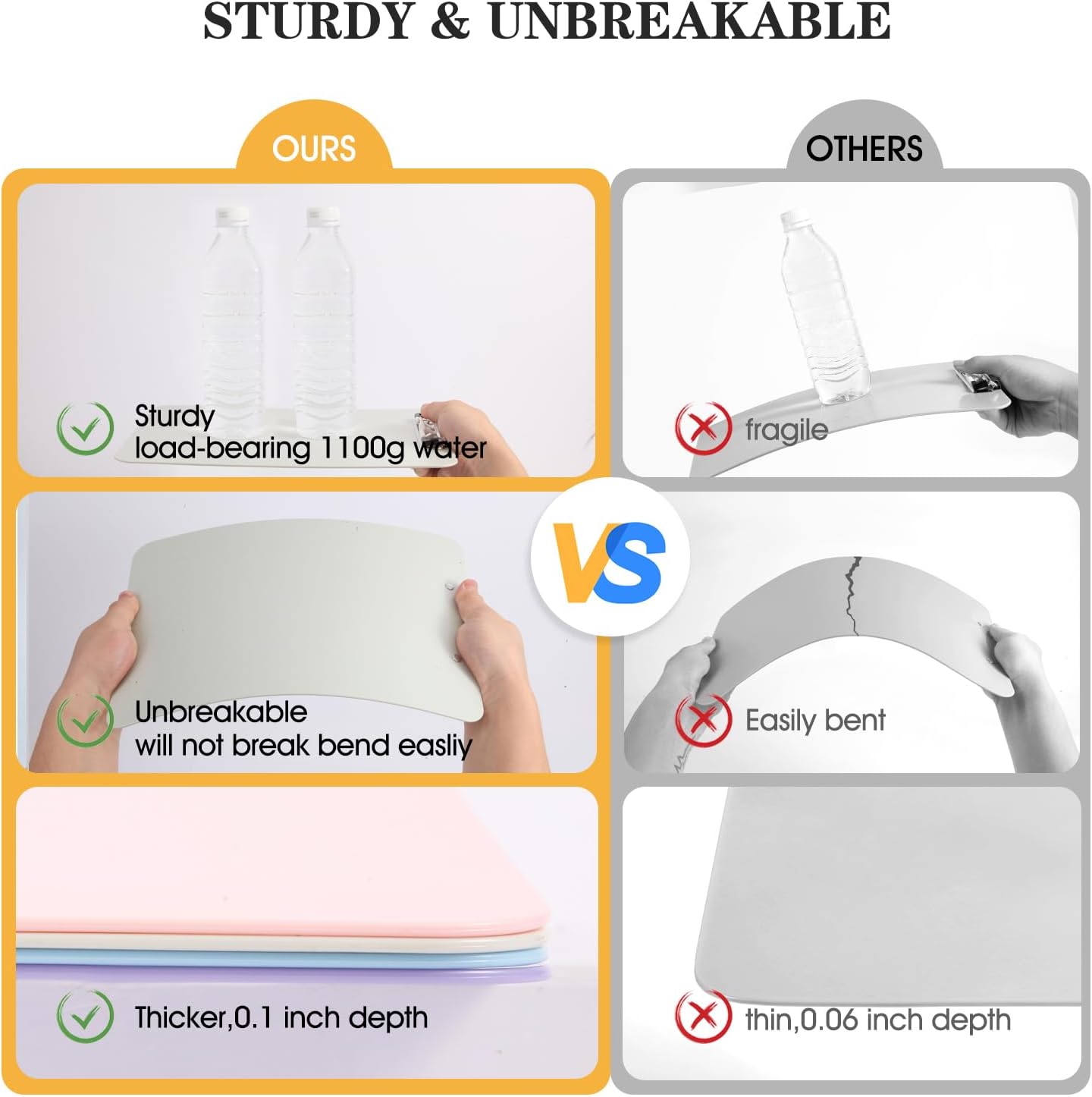 Pink Plastic Clipboard,Nursing Clipboard,Standard Letter A4 Size,Heavy Duty Clip Boards 8.5x11,Cute Clipboards with Pen Holder for Women Kids Students,School Office Home Work