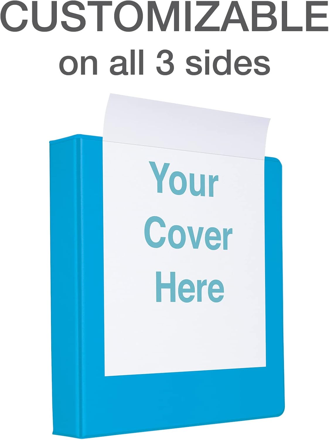 Oxford® 3 Ring Binders, Binders for School and Office, Durable 2 inch D Rings, Holds 540 Sheets, ClearVue™ Presentation Binder, Green, 4PK