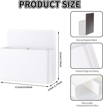Camelmother 2Magnetic Marker Holder For Whiteboard Dry Erase Marker Holder For Office Refrigerator Fridge Classroom Must (black)
