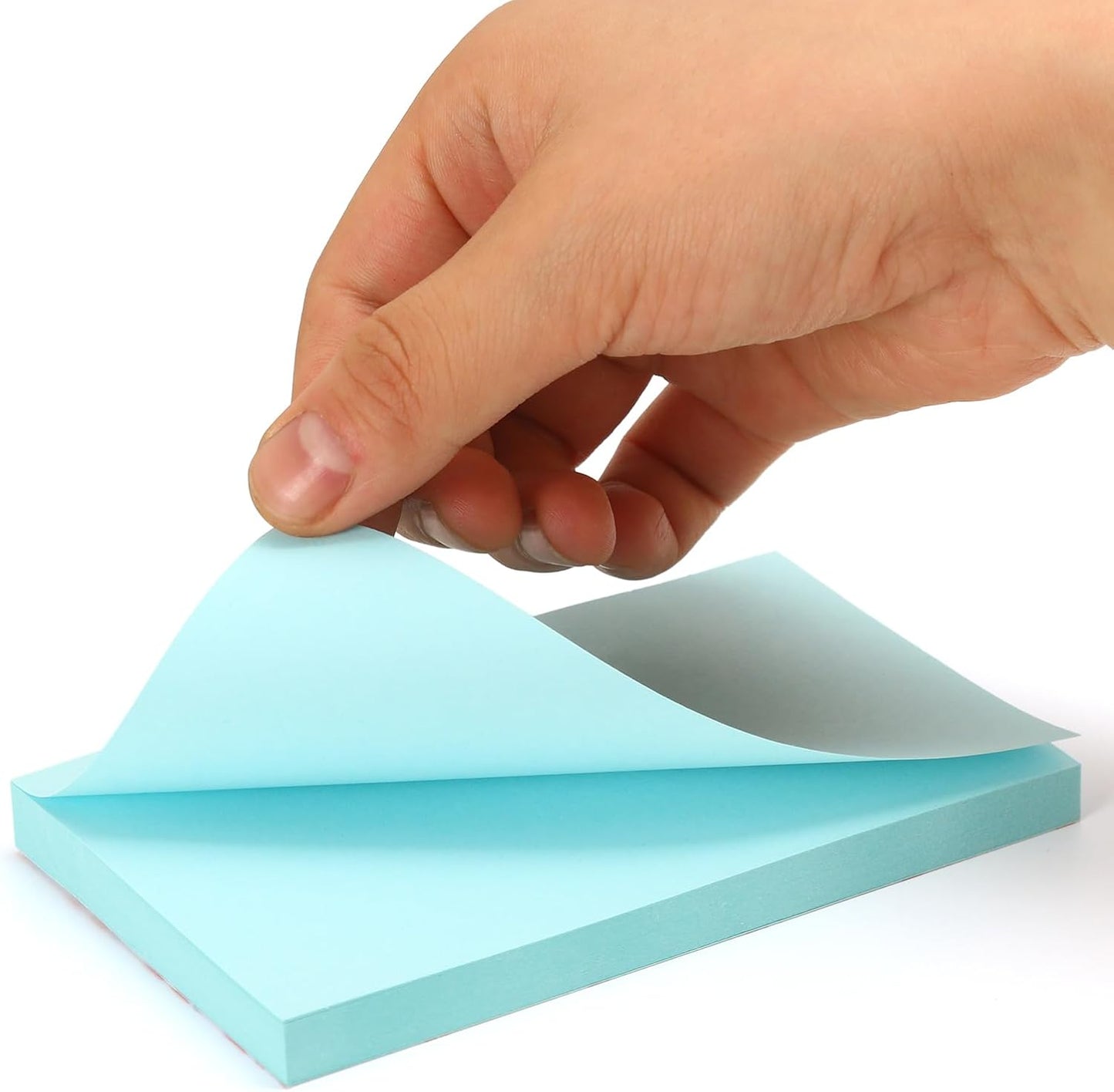 480 Sheets 3 in x 5 in Large Sticky Notes, 76 x 127 mm 6 Pads Assorted Self-Stick Pads for Notebook,Office,School and Home,80 Sheets/Pad (6 Pads Brillant)