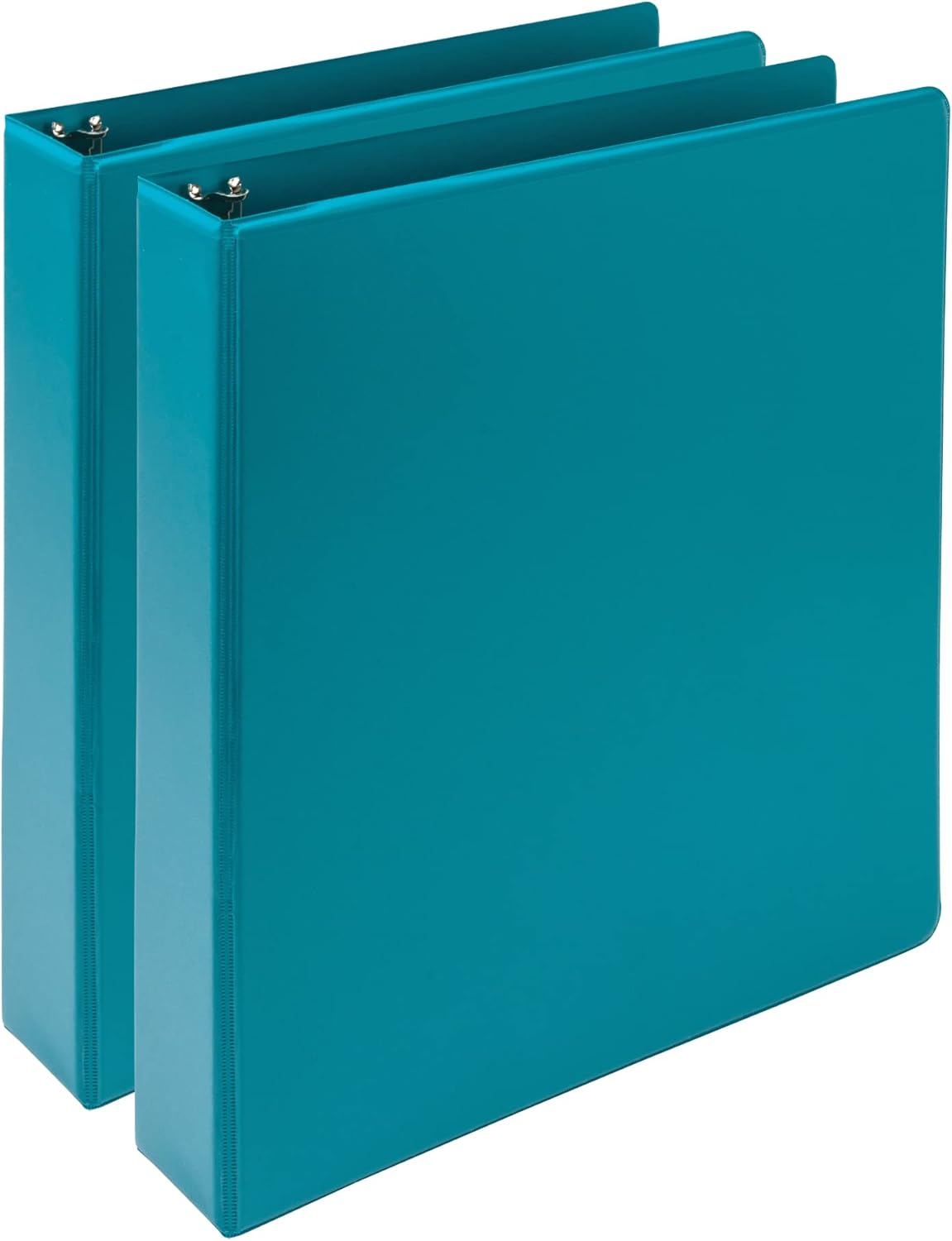 Samsill Plant-Based 2 Inch Durable Round Ring, View Binder, Eco-Friendly, USDA Certified Biobased, Single, Turquoise