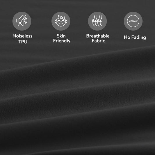 Magik & Kover Twin Mattress Protector Waterproof Cover 2 Pack, Waterproof Bed Twin Fitted Sheet Only, Machine Washable Deep Pocket Single Size Mattress Cover for Kids with Elastic Rubber Band, Grey
