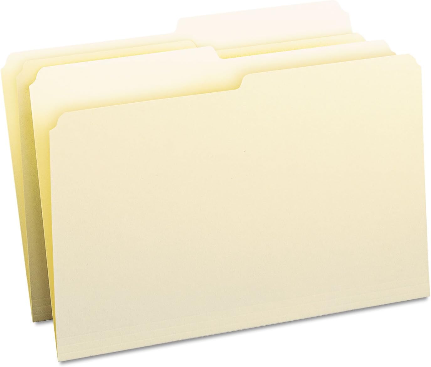 Smead File Folder, 1/3-Cut Tab, Assorted Positions, Legal Size, Manila, 100 per Box (15330)