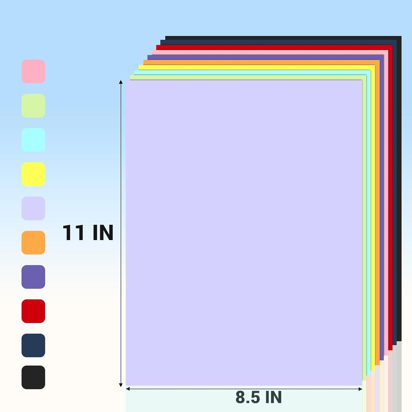 Cardstock 8.5 x 11, Thick Printer Paper 75 lb/200 gsm, 40 Sheets Card Stock White, Heavy Card stock, White CardStock Paper for Invitations, Diy Cards, Business Cards, Menus, Crafts, Drawing etc