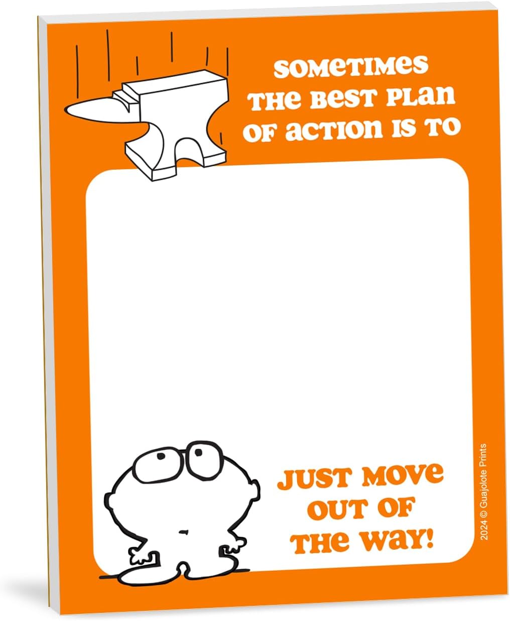 Funny Notepads (4-Pack) — Office & Work From Home Gag Gift for Coworkers or Friends — Sarcastic Desk Memo Pads — Everything Is Fine, This Is My Life Now, I Have No Idea What I’m Doing, I’m Not Even Trying Anymore