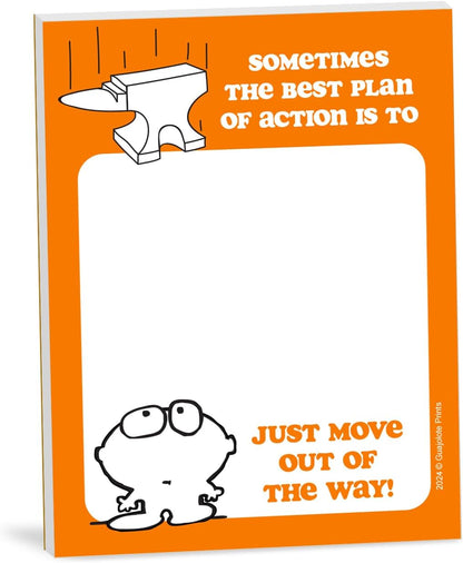 Funny Notepads (4-Pack) — Office & Work From Home Gag Gift for Coworkers or Friends — Sarcastic Desk Memo Pads — Everything Is Fine, This Is My Life Now, I Have No Idea What I’m Doing, I’m Not Even Trying Anymore
