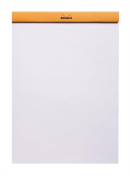Rhodia Notepad, No18 A4, Lined - White, 8 1/4"" x 11 3/4""" (18601C)