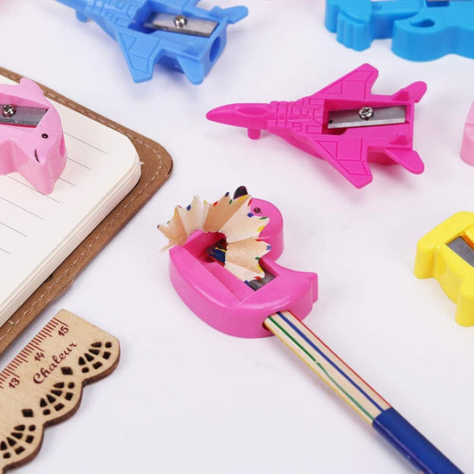 50 Pcs Pencil Sharpeners Bulk Cartoon Animal Shaped Small Pencil Sharpeners Bulk Plastic Single Hole Manual Sharpeners Handheld Sharpeners for School Office Home