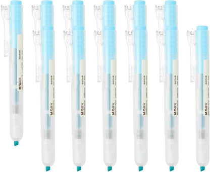 M&G Orange Highlighters, 12 Pack Retractable Neon Highlighters with Clear View, No Bleeds, Bright Markers for Books