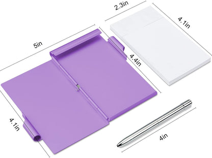 amassan Metal Small Notebook, Mini Notepad, Small Pocket Notepad Aluminum Note Case with Mini Metal Pen and 60-Page Sheets - Memo Books Note Pads(Gold)