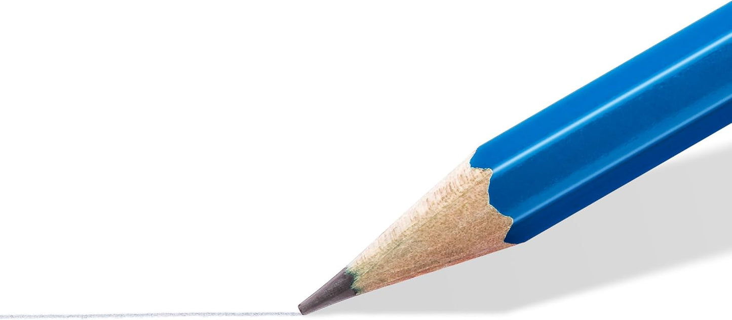 STAEDTLER Mars Lumograph 2B Graphite Art Drawing Pencil, 6 Pencils