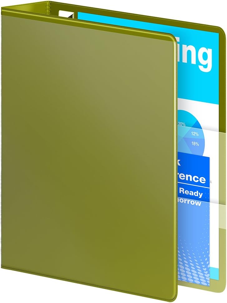 Wilson Jones 3 Ring Binder 4 Inch, Ultra Duty D-Ring View Binder with Extra Durable Hinge, Customizable, Black (W86641)