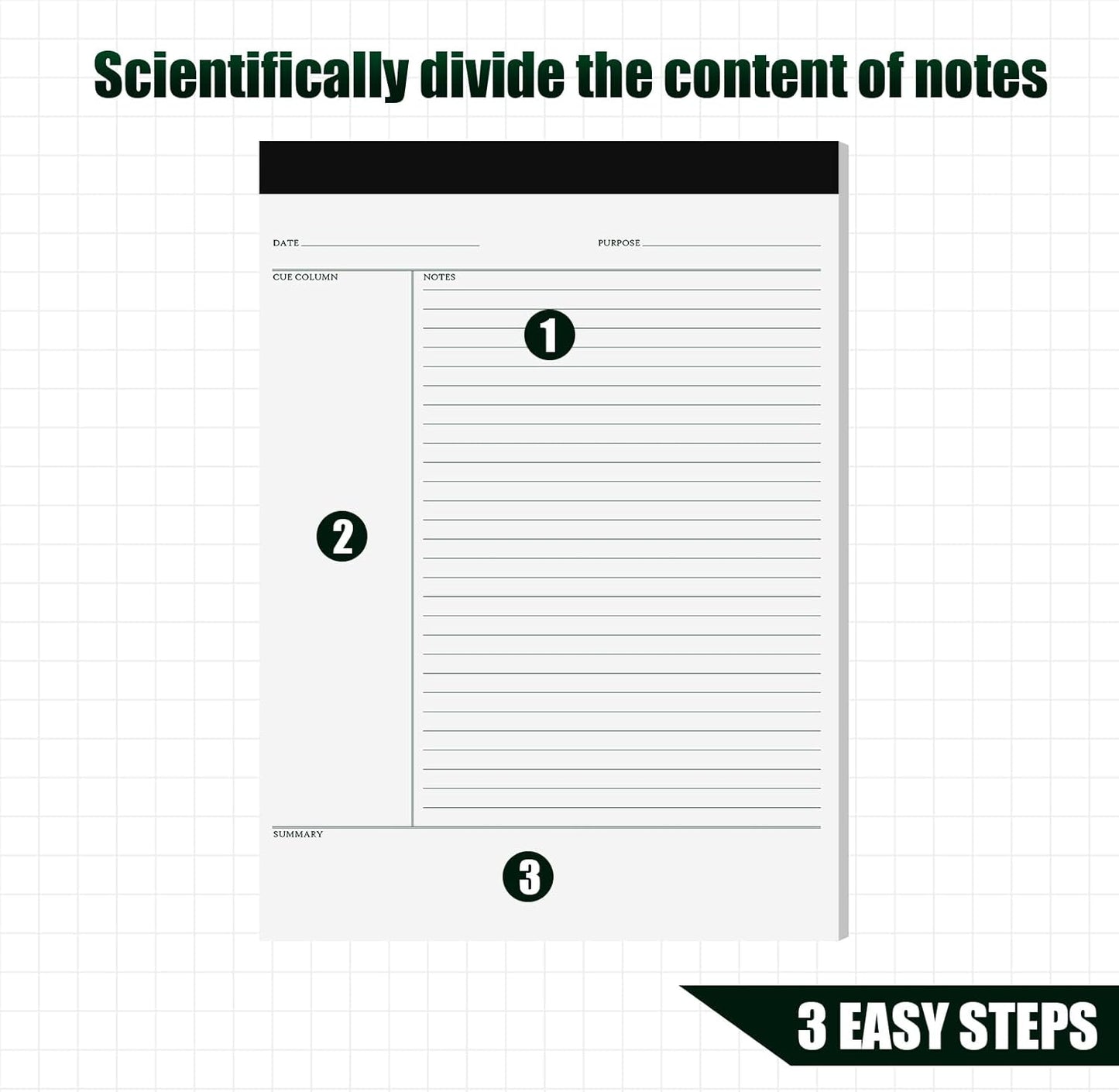 PerKoop 8 Pcs Writing Note Pads Notes System 8.5 x 11 Inches College Ruled Legal Pads Lined Paper Notebooks for Office School Teacher Students College Business, 45 Sheets Per Pad (Multicolor)