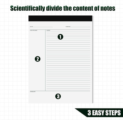 PerKoop 8 Pcs Writing Note Pads Notes System 8.5 x 11 Inches College Ruled Legal Pads Lined Paper Notebooks for Office School Teacher Students College Business, 45 Sheets Per Pad (Multicolor)