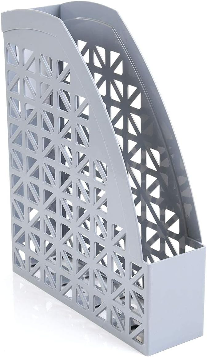Mintra Office Plastic Desk Organizer 2pk Magazine File (Lavender)
