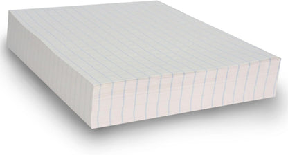 School Smart Double Sided Graph Paper, 8-1/2 x 11 Inches, 1/2 Inch Rule, White, Pack of 500 - 085279