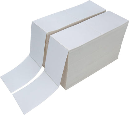 L LIKED 200 4x6 Thermal Labels Fanfold, Direct Thermal Shipping Labels - Perforated and Strong Adhesive