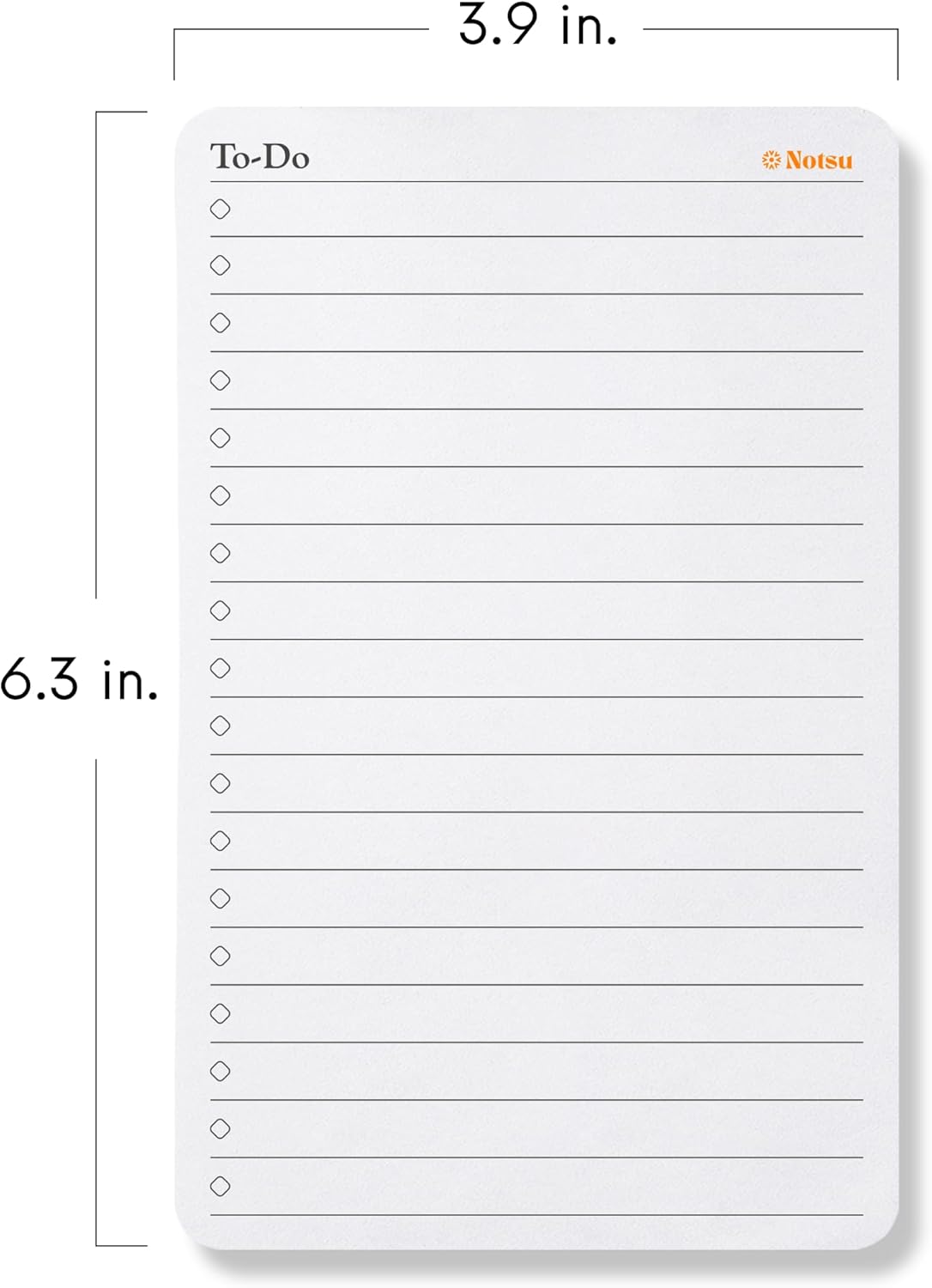 Notsu Graph Notepads 11 x 17 inch | Large Graphing Double Sided Drafting Pads with 1/4" Quad Grid Premium Thick Paper 120gsm