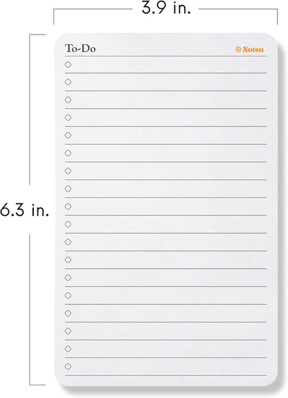Notsu Graph Notepads 11 x 17 inch | Large Graphing Double Sided Drafting Pads with 1/4" Quad Grid Premium Thick Paper 120gsm