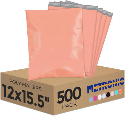 Metronic Poly Mailers 10x13 300 Pcs, Small Shipping Bags for Clothes, Shipping Envelopes for Small Business, Strong Adhensive Mailing Bags, Haze Blue