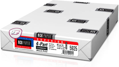 NextDayLabels - Superior Carbon-less NCR, Pre Collated Paper, 500 Sheets Per Pack (8-1/2" x 11" 3 Part Reverse, #5900)