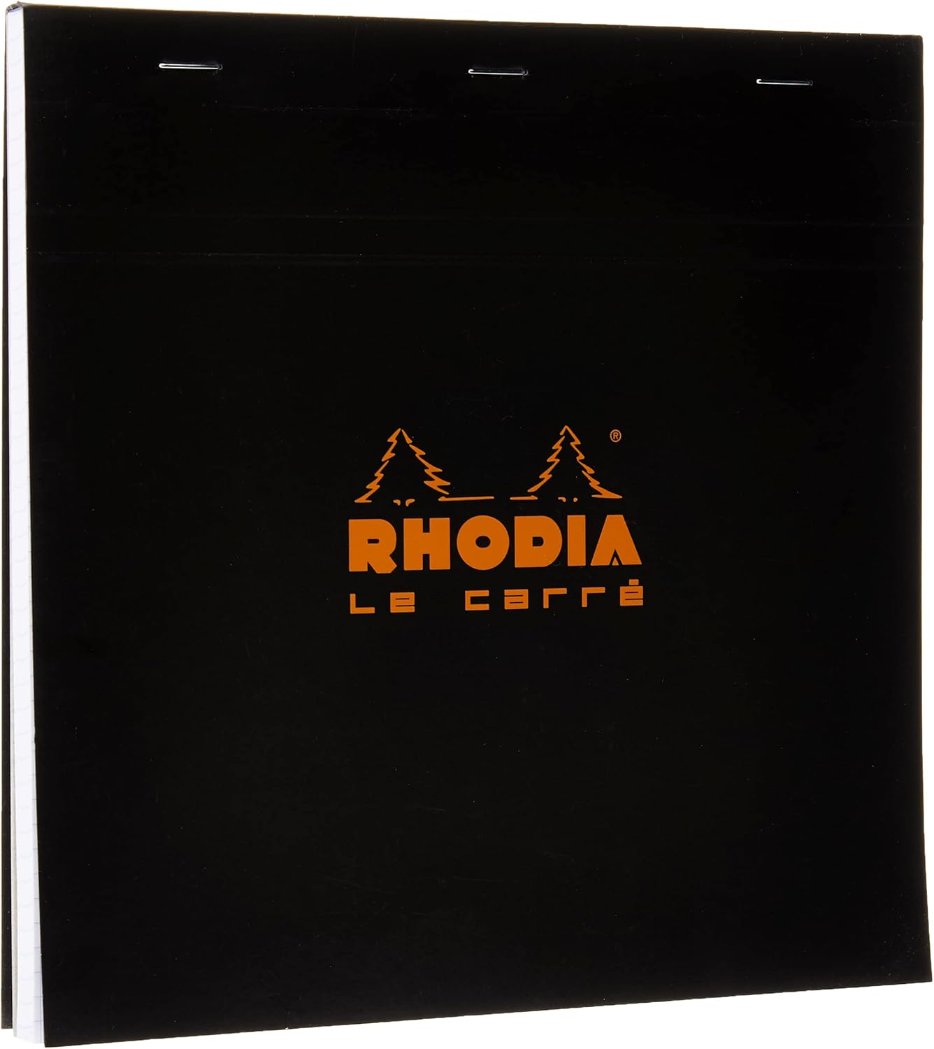 Rhodia Head Stapled Pad, No16 A5, Dot - Black