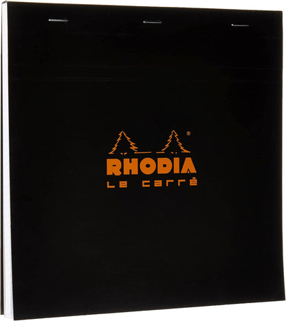 Rhodia Head Stapled Pad, No16 A5, Dot - Black