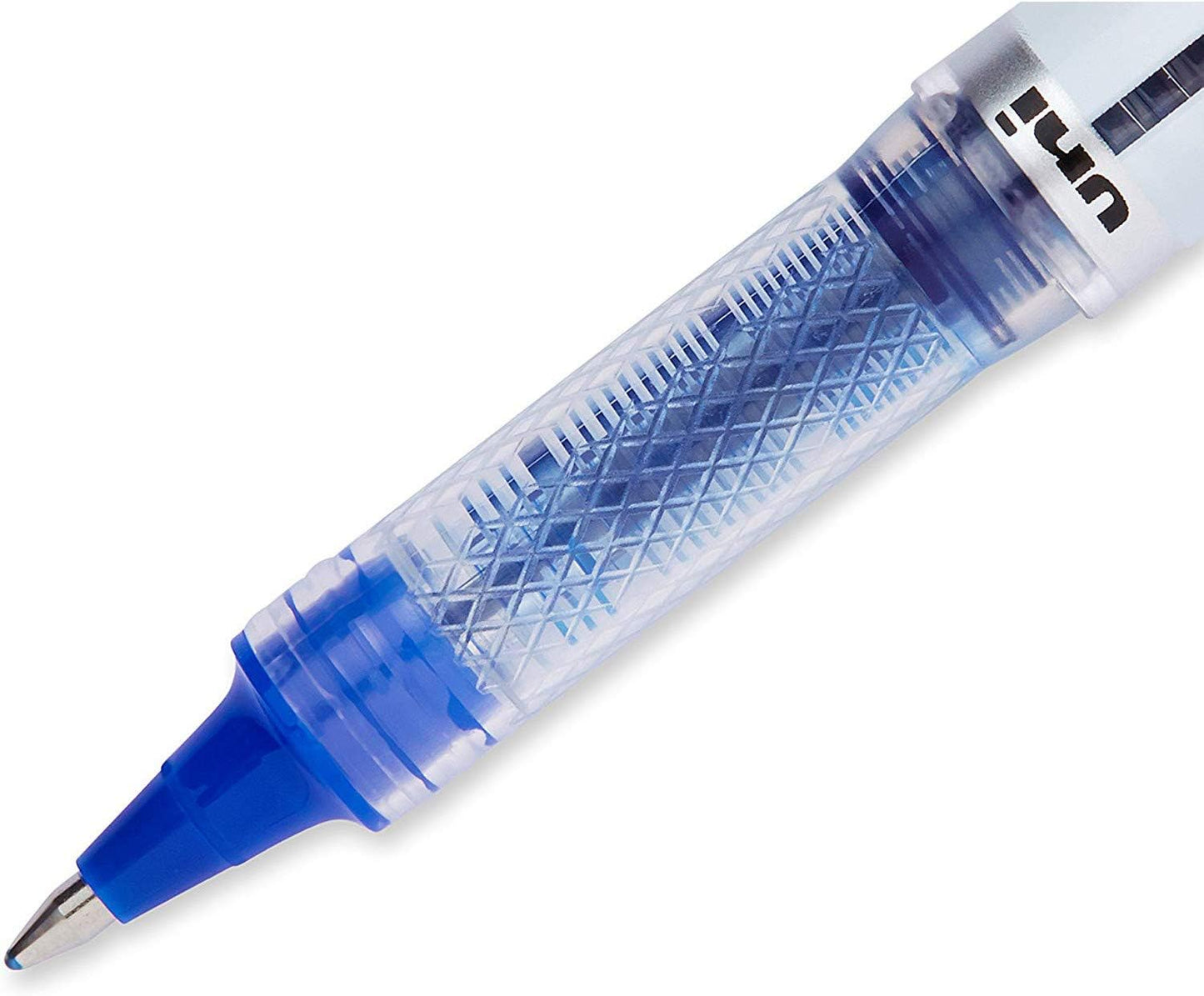 Uni-Ball Vision Elite Stick Rollerball Pen, 0.8mm, Bold Point, Blue Ink, 12-Count