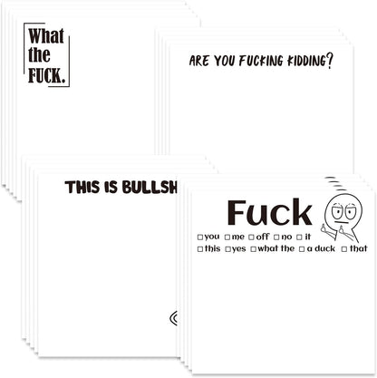 Inspirational Sticky Notes Gifts - 9 Pack Funny Positive Quotes Notepads 3x3 Inches, Fun Motivational Self-Adhesive Memo Pads Office Study Supplies for Friends Coworkers (450 Sheets)