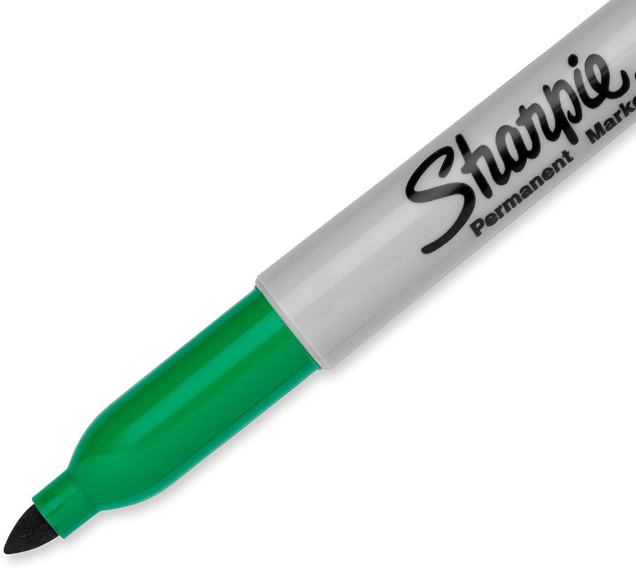 Sharpie Permanent Markers, Fine Point, Black, 12 Count