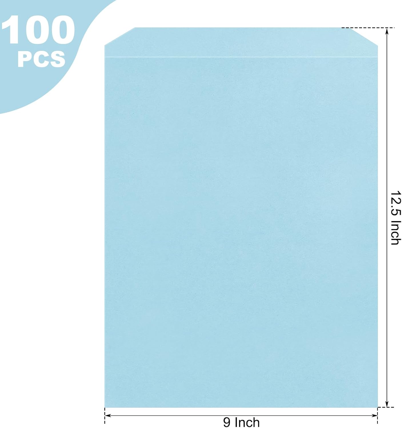 Feifeiya 100 Pcs Blue Manuscript Covers 9 x 12. 5 Inch Letter Size Will Top Bound Manuscript Covers for Legal and Business Documents