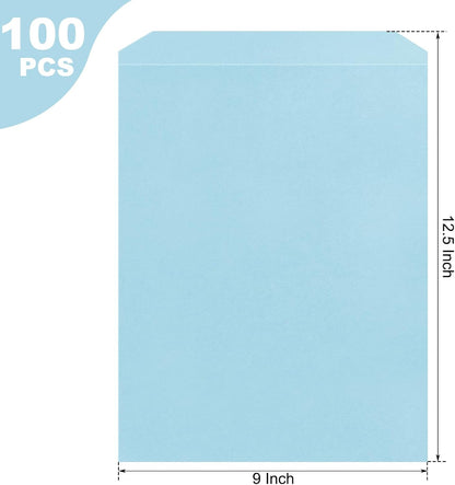 Feifeiya 100 Pcs Blue Manuscript Covers 9 x 12. 5 Inch Letter Size Will Top Bound Manuscript Covers for Legal and Business Documents