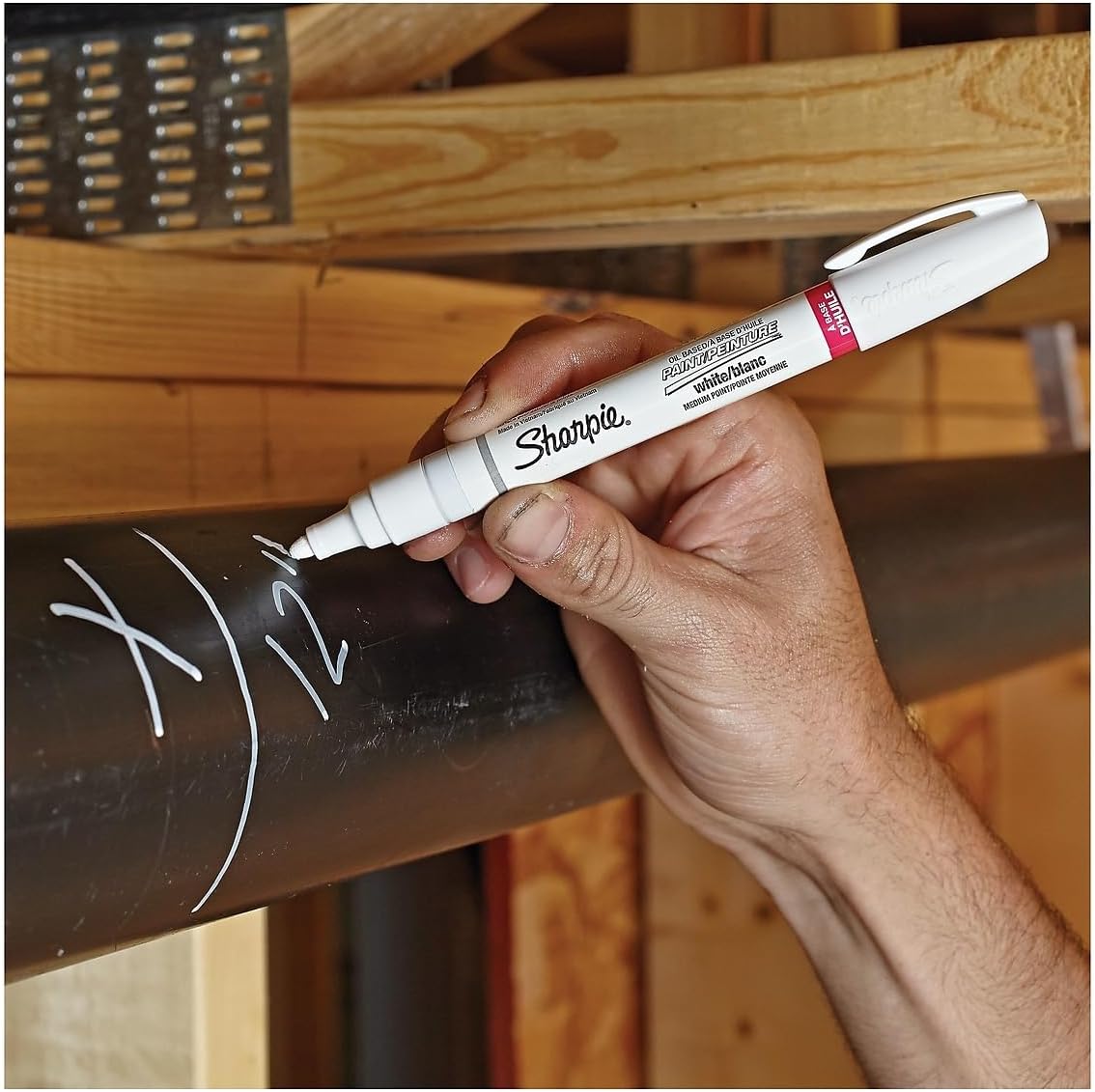 Sharpie Oil-Based Paint Markers, Fine Point, 5 Count - Great for Rock Painting