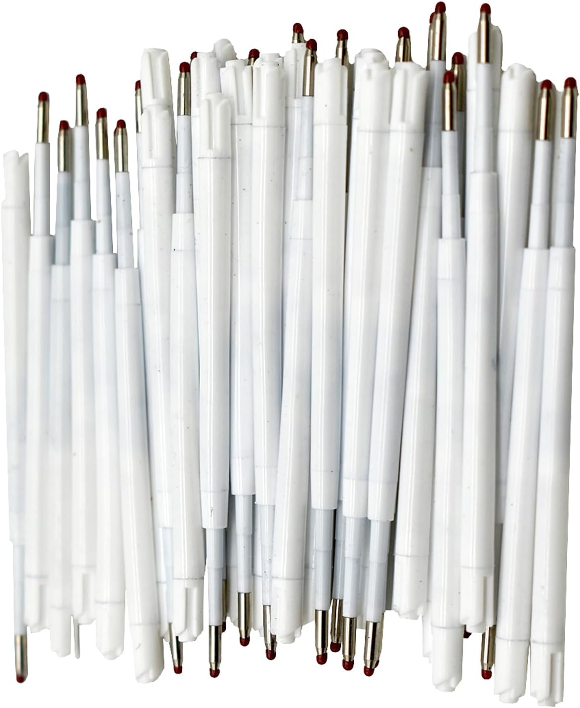 100 PCS Ballpoint Pen Refills Retractable Pen Refills 3.86" Black Ink for Sparkle Pens Bamboo Pen Refills1.0mm for Retractable Pens Wood Pens in Office School Family
