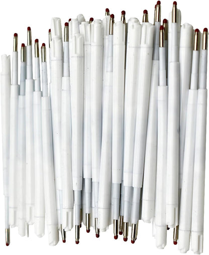 100 PCS Ballpoint Pen Refills Retractable Pen Refills 3.86" Black Ink for Sparkle Pens Bamboo Pen Refills1.0mm for Retractable Pens Wood Pens in Office School Family