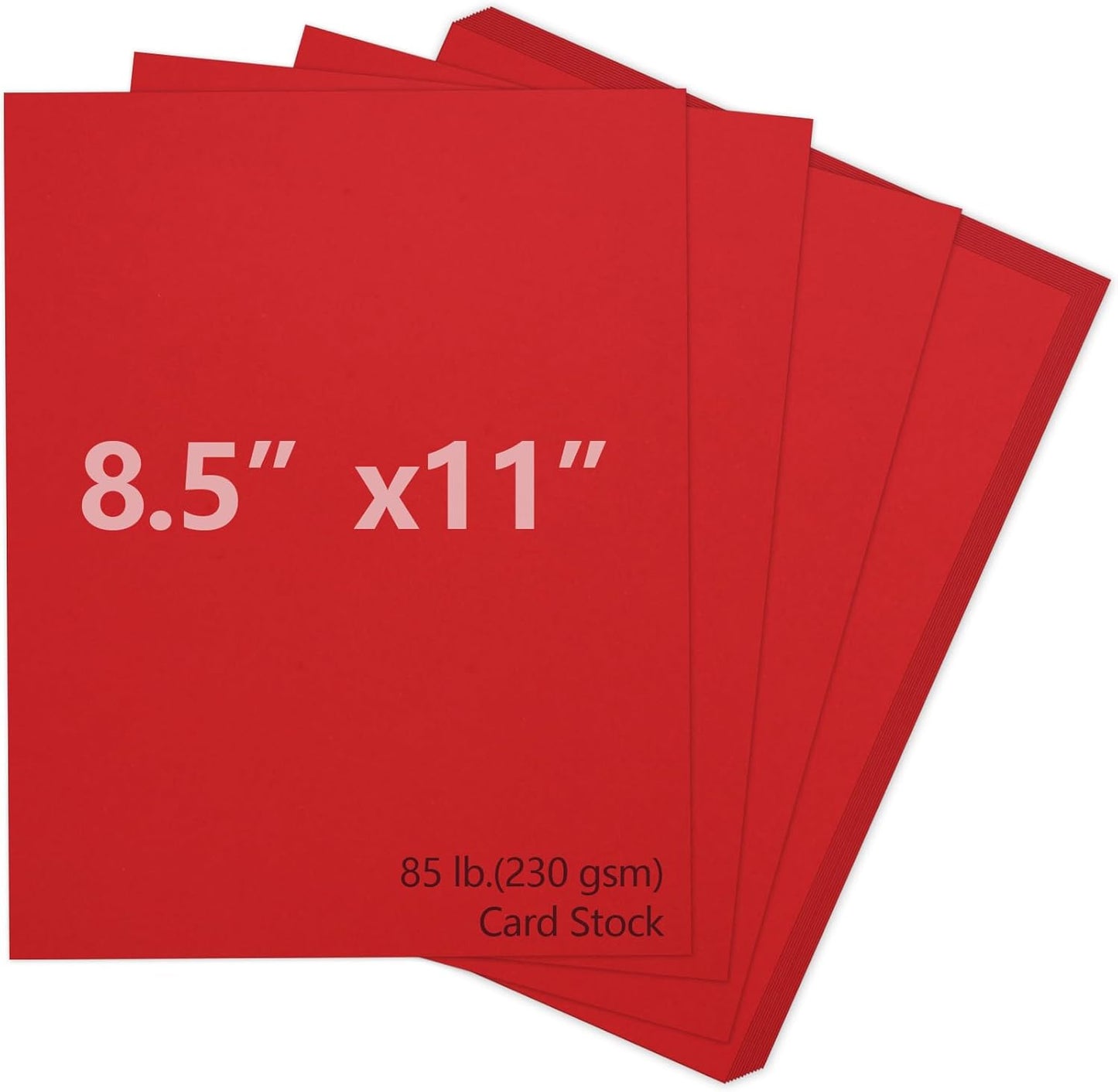 White Cardstock 8.5 x 11, 230gsm Cover Cardstock Paper, 85 Lb Heavy Card Stock for Printer, Card Stock Paper for Invitations, Scrapbooking, Crafts, Diy Cards, Decoration, Drawing (30 Sheets)