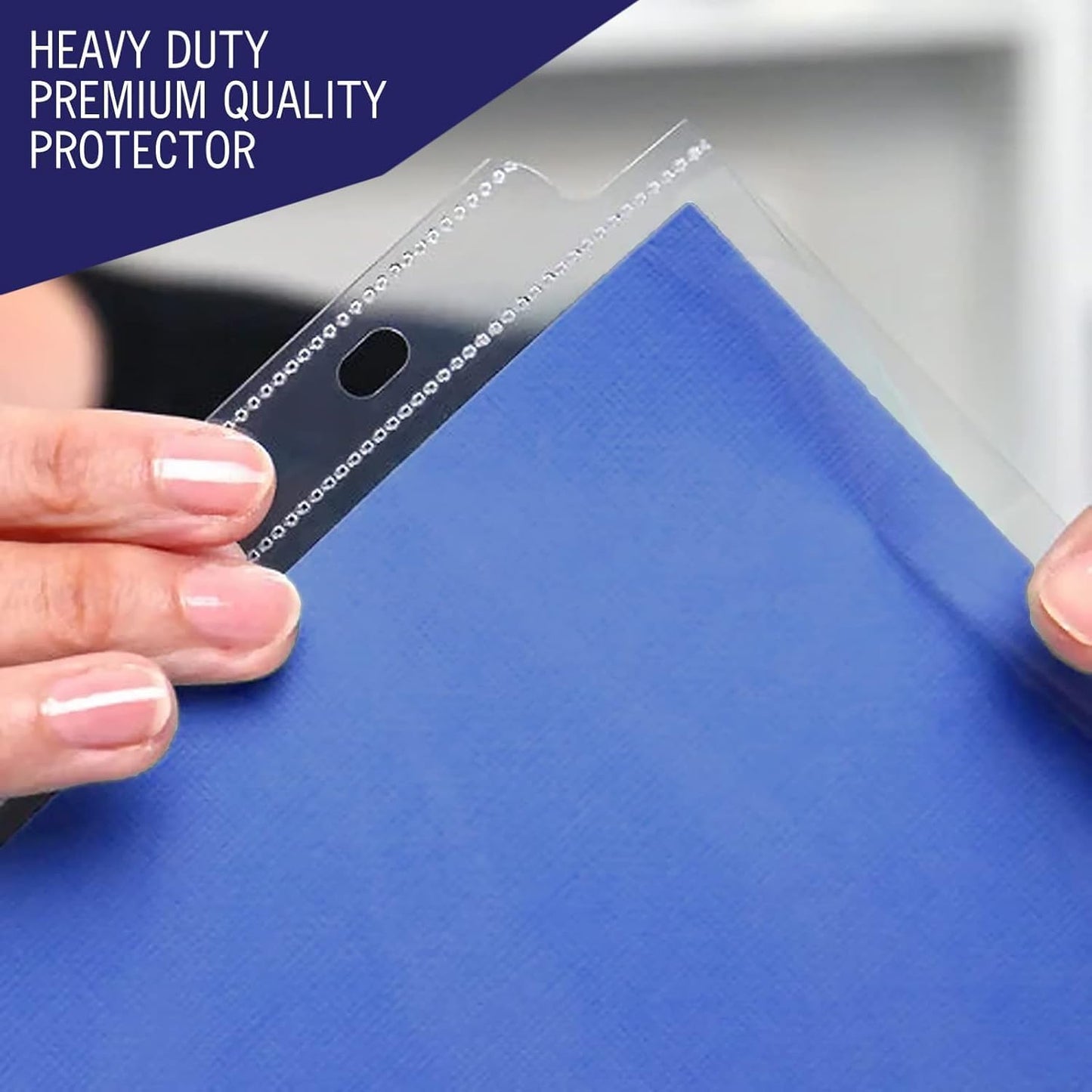 Sheet Protectors, 200 Count Clear Page Protectors for 3 Ring Binder, Top Loading Plastic Sleeves 8.5 x 11 inch