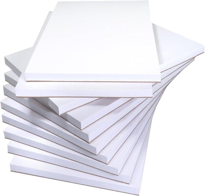 Memo Pads - Note Pads - Scratch Pads - Writing pads - 10 Pads with 50 sheets in Each Pad (5.5 x 8.5 inches)