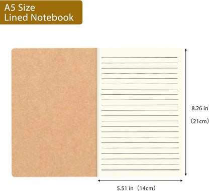 zmybcpack 12 Pack 8.5x11 inch Large Lined Notebook Journals Bulk, 32 sheets / 64 Pages, Sketchbook Composition Notebook Journals Subject Notebooks Planner for College Students Office