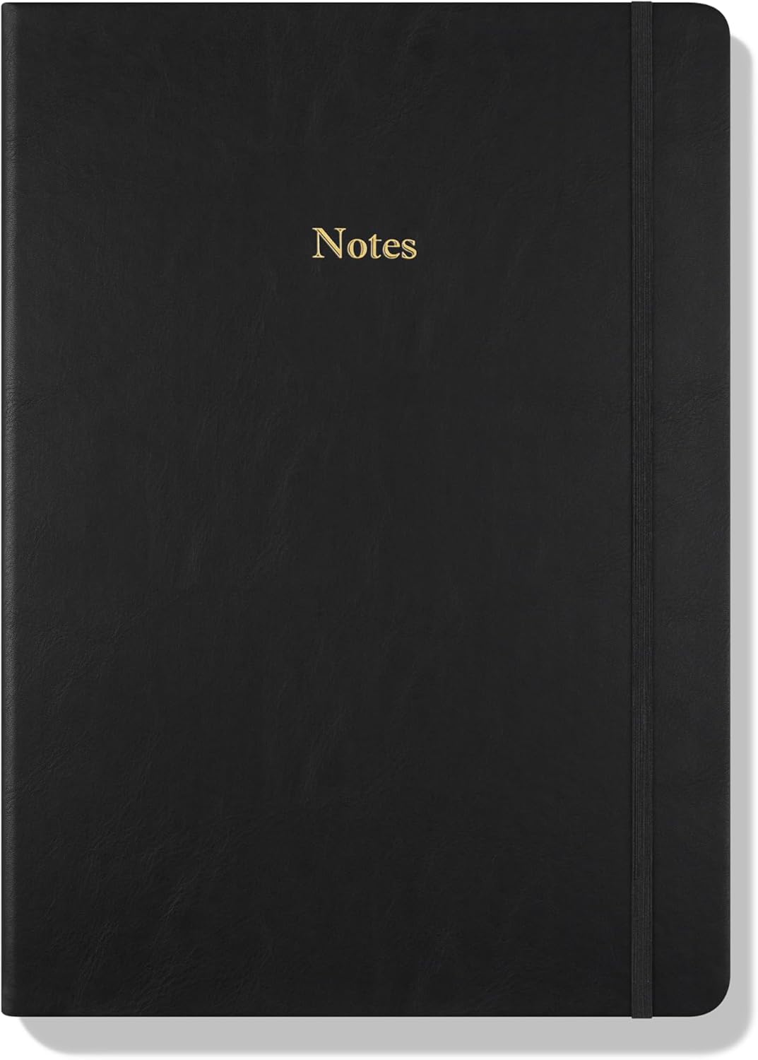 Wykeham's Executive Notebook – 8.5" x 12" – Customization Available (Personalized Black – Lined)