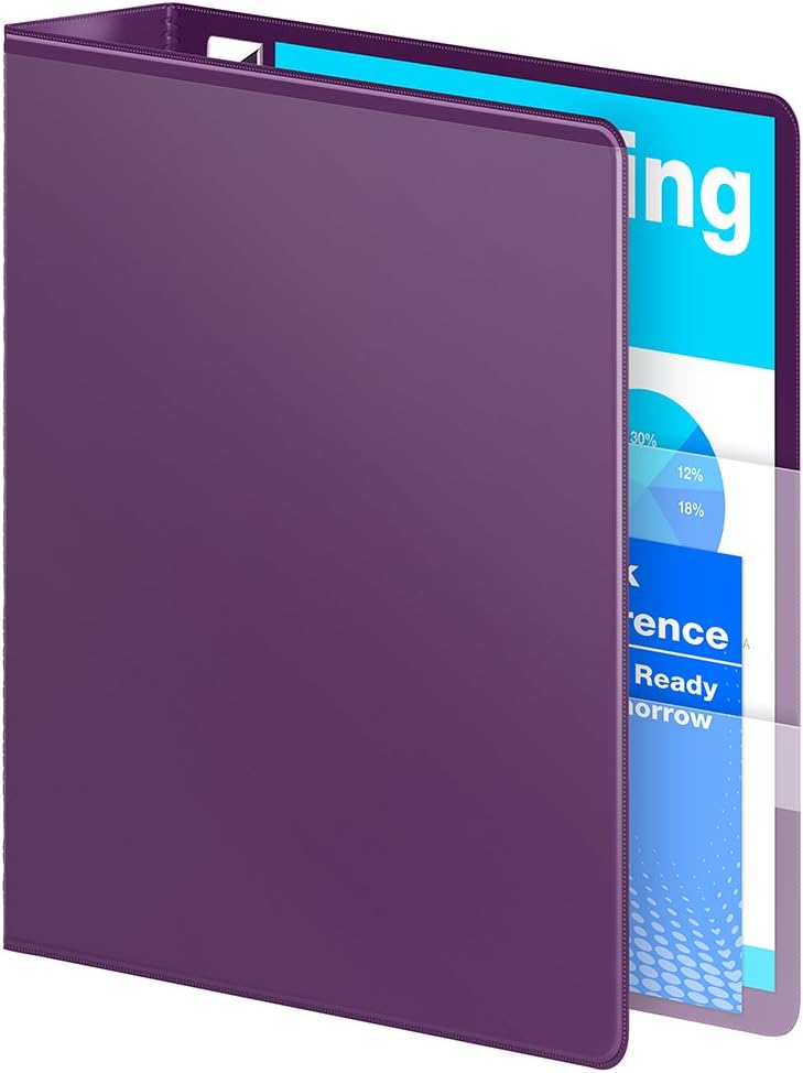 Wilson Jones 3 Ring Binder 4 Inch, Ultra Duty D-Ring View Binder with Extra Durable Hinge, Customizable, Black (W86641)