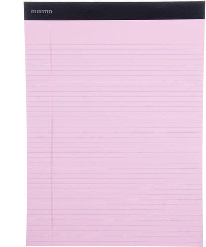 Mintra Office White Legal Pads – Ruled Notepads and Micro-Perforated Sheets, Ideal for Writing, Note-Taking & Creativity, Office, or Professional Use, Basic Pad 6 pack, 8.5"x11" (Narrow Ruled)