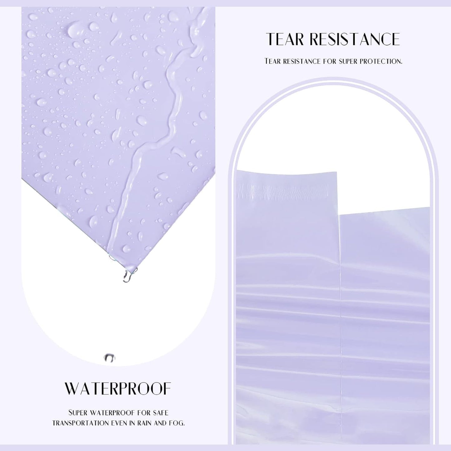 Metronic White Poly Mailers 14.5x19 100 Pack, Large Shipping bags Self-Seal Shipping Envelopes , Packaging Envelope for Small Business, Boutique, Clothing
