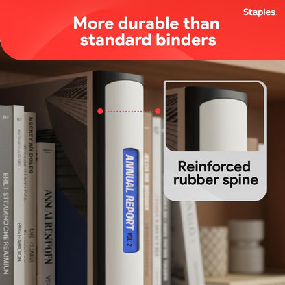Staples Better Binder 2-Inch D-Ring View Binder, Reinforced Spine, Holds Up to 540 Sheets, Teal, for Office & School